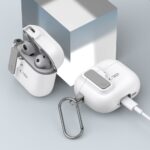 Калъф от Tech-Protect Slim Hook Case за AirPods 4 - White - Image 8