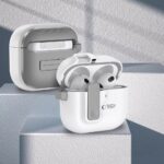 Калъф от Tech-Protect Slim Hook Case за AirPods 4 - White - Image 3
