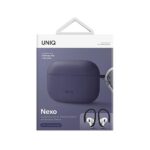 Калъф от Uniq Nexocase for AirPods Pro 2 + ear hooks- purple - Image 3