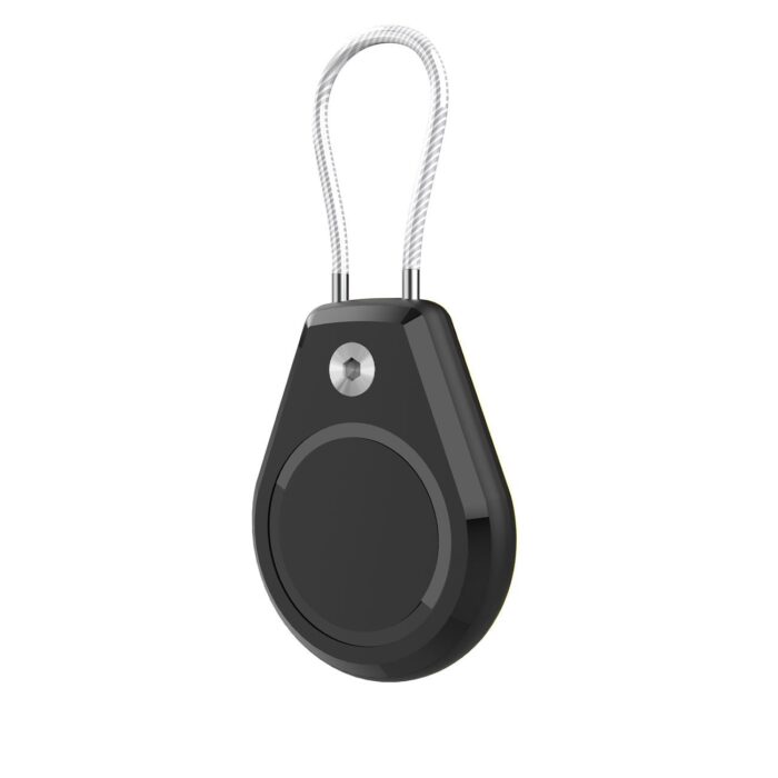Калъф за AppleAirTag Case Waterproofwith Steel Cable - Black - Image 1