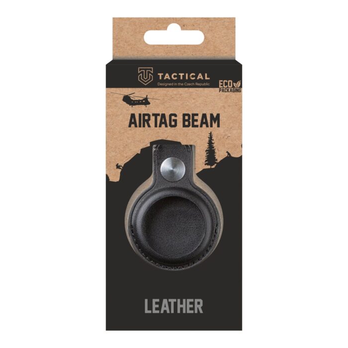 Калъф Tactical Airtag Beam Leather Black - Image 2