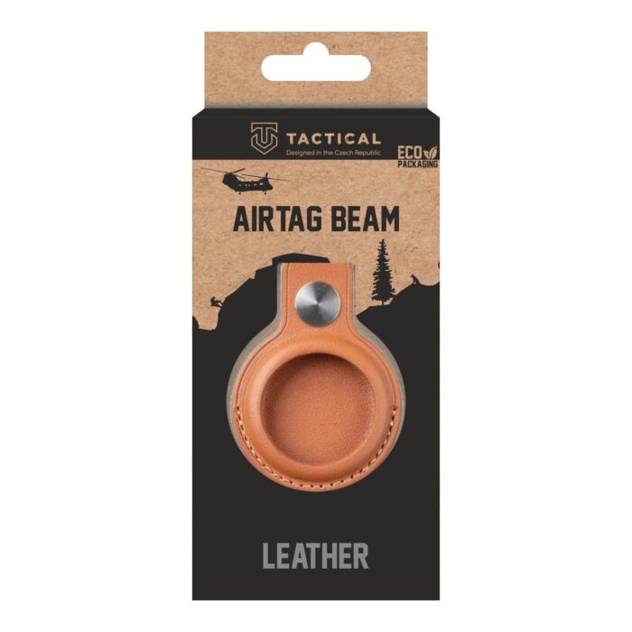 Калъф Tactical Airtag Beam Leather Brown - Image 2