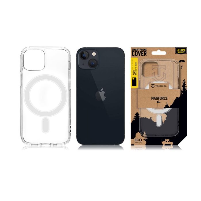 Калъф Tactical MagForce Cover for Apple iPhone 13 mini Transparent - Image 3