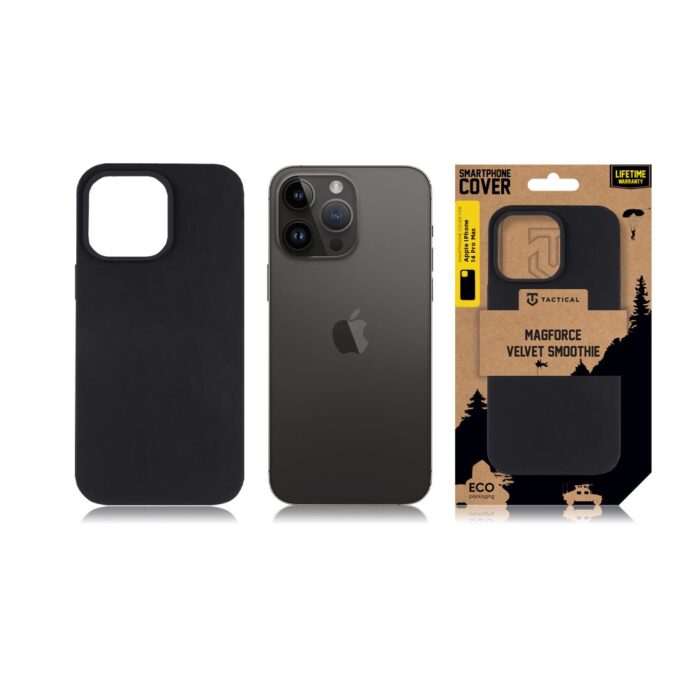 Калъф от Tactical MagForce Velvet Smoothie Cover за Apple iPhone 14 Pro Max Asphalt - Image 4
