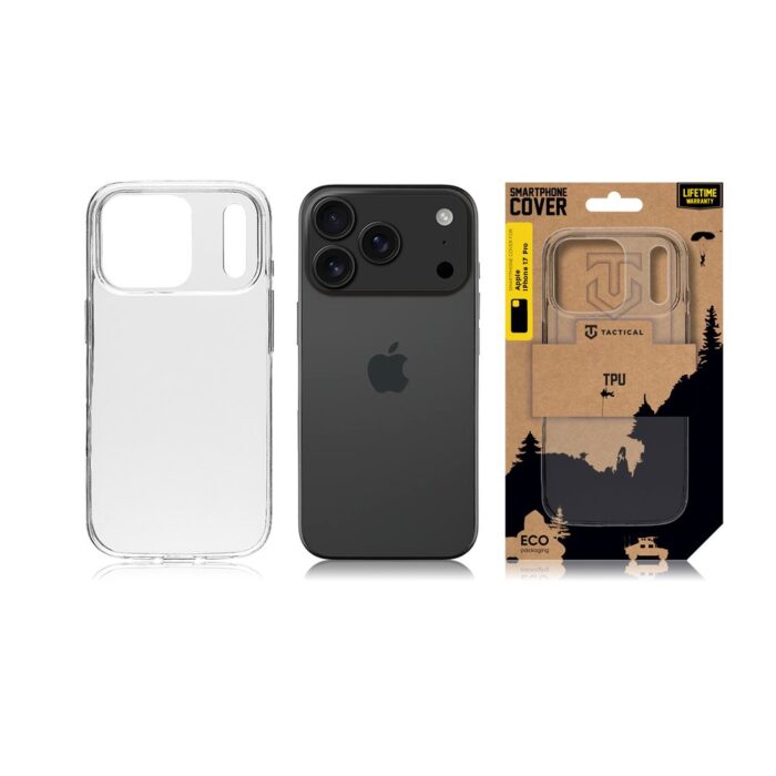 Калъф от 
Tactical TPU Cover за Apple iPhone 17 Pro Transparent - Image 3